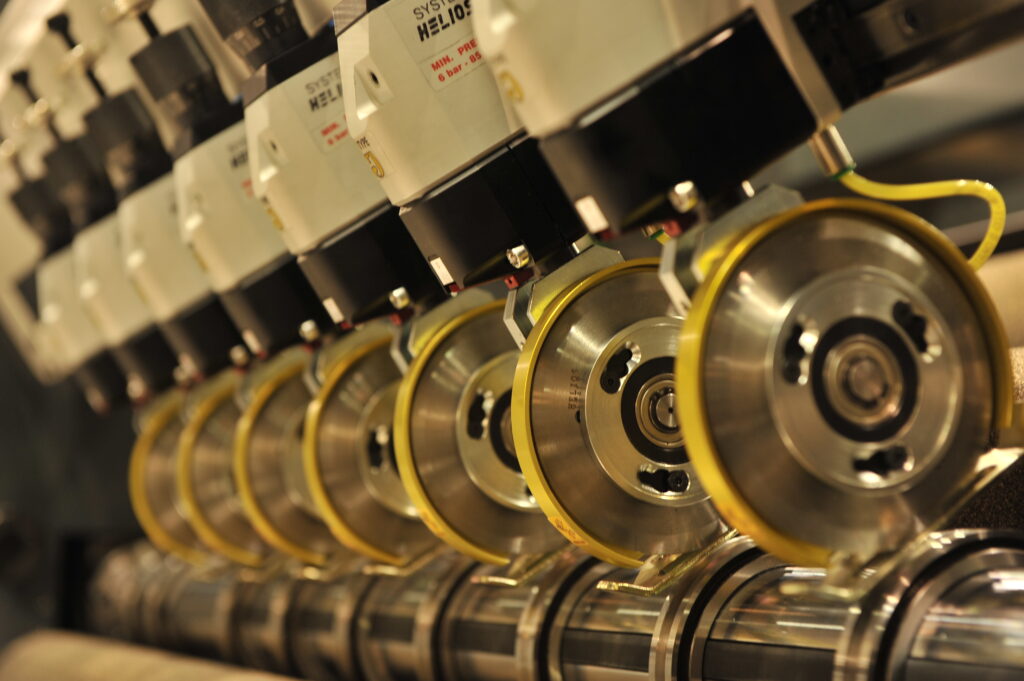 System ciecia automatyczne pozycjonowanie nozy system ciecia Helios automatyczne ustawianie ciecia